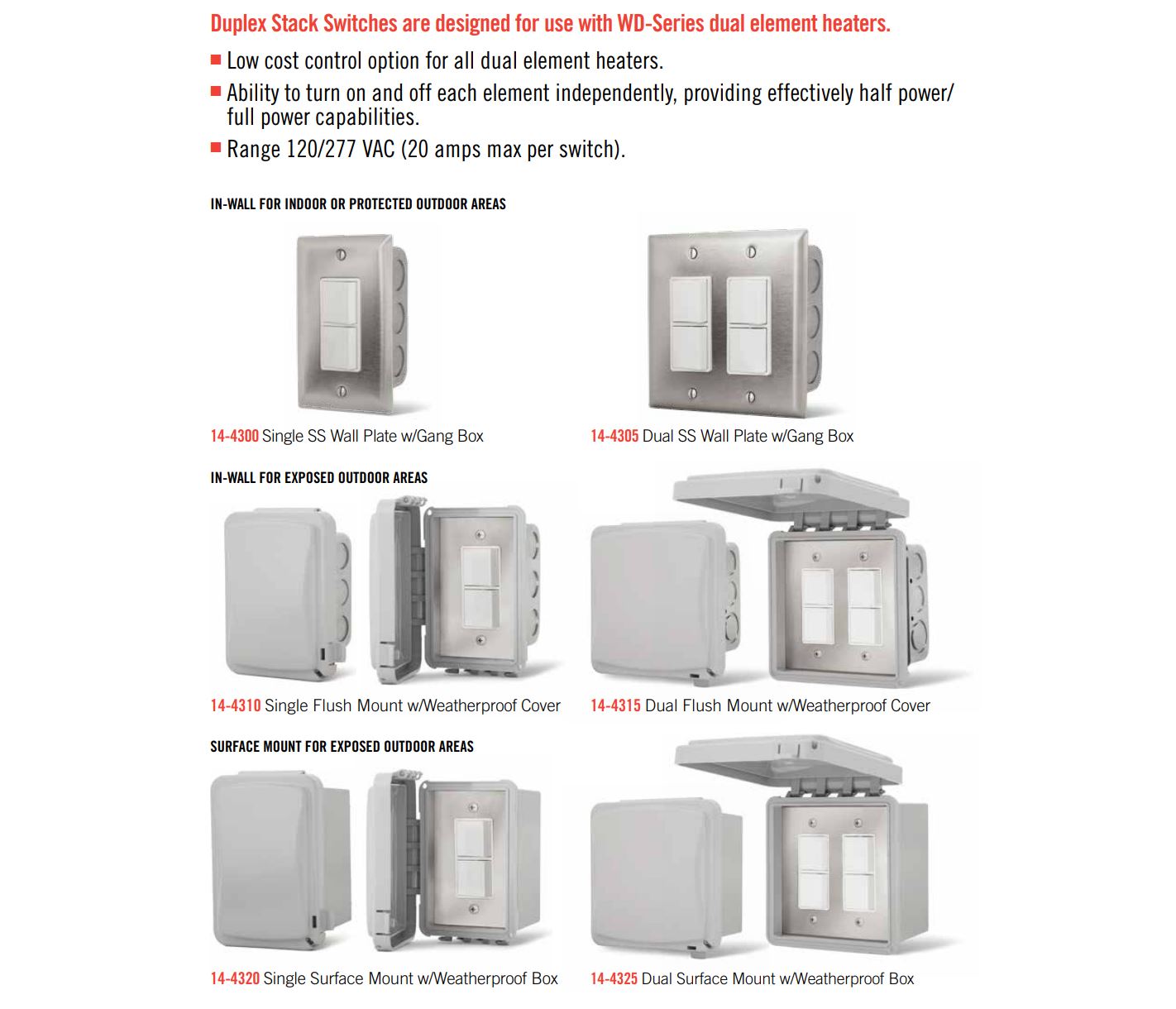 Infratech Duplex Switch