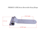 Premco 12PR Series Reversible Cam-Lift Hinges
