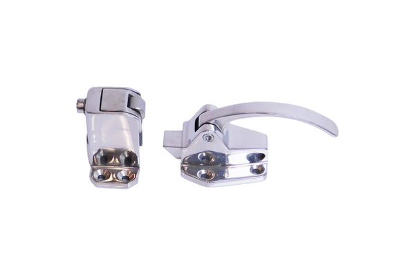 Polar 505 Stainless Steel Refrigerator Lock Latch Complete with 5/8" to 1-1/4" Offset