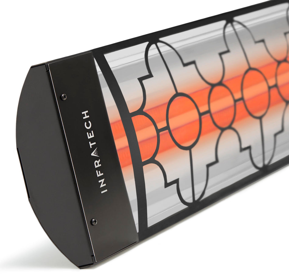 Infratech CD4024BL3 – 39" 4000 WATT 240 VOLT MEDITERRANEAN MOTIF COLLECTION - BLACK