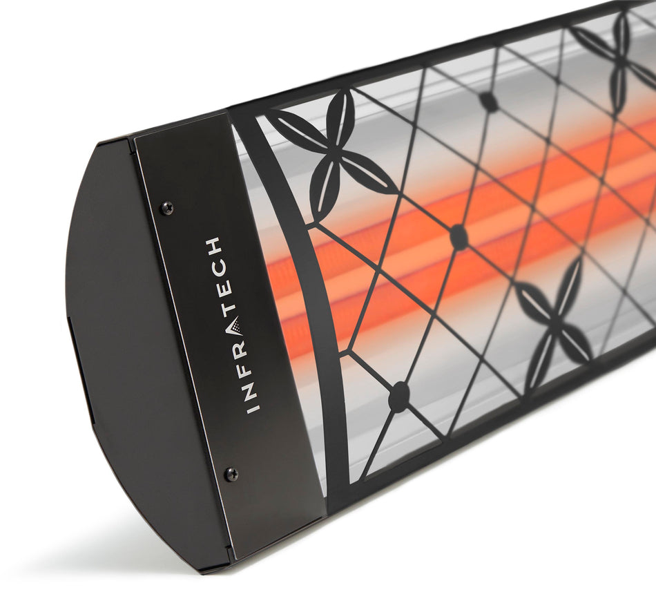 Infratech CD4024BL4 – 39" 4000 WATT 240 VOLT TRADITIONAL MOTIF COLLECTION - BLACK