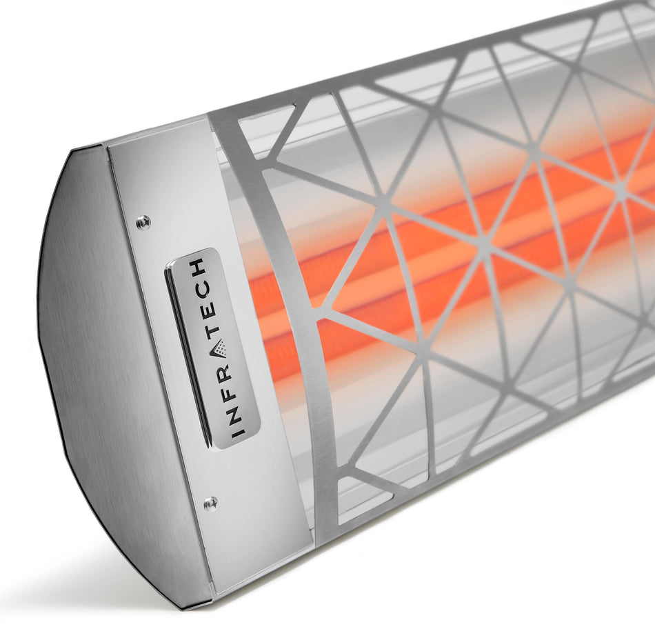 Infratech CD4024SS1 – 39" 4000 WATT 240 VOLT CONTEMPORARY MOTIF COLLECTION - STAINLESS STEEL