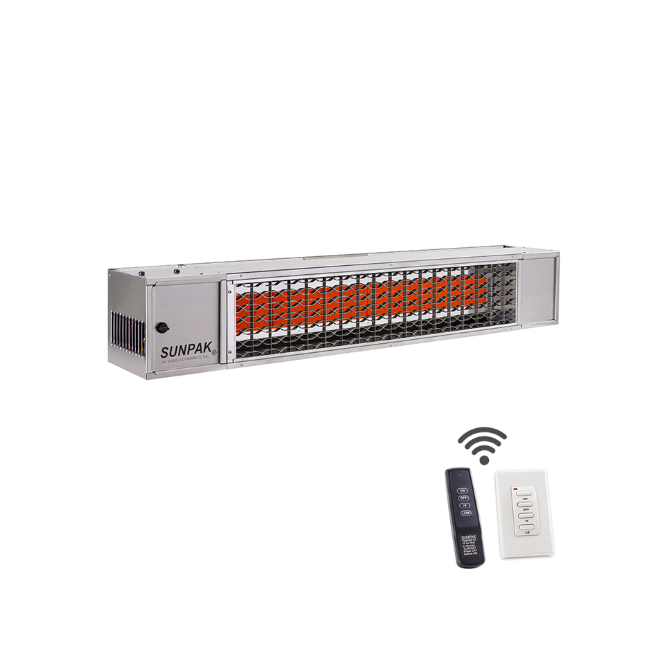 SUNPAK S34 TSR TWO STAGE REMOTE 25,000 TO 34,000 BTU Natural Gas or Liquid Propane Infrared Heater