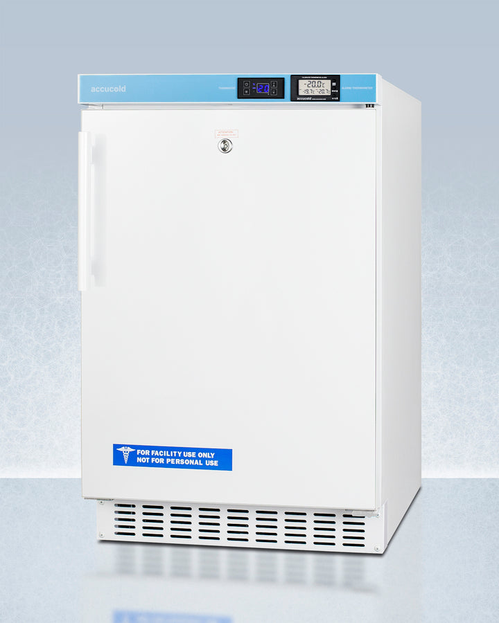 Summit ACF33LCAL 20″ Wide ADA-Compliant Built-In Pharmacy All-Freezer – Frost-Free, NIST-Calibrated Display