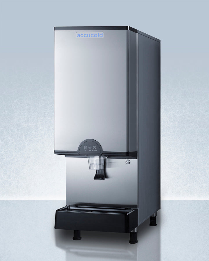 Summit AIWD450FLTR Countertop Ice & Water Dispenser – 378 lb/Day Nugget Ice, Stainless Steel