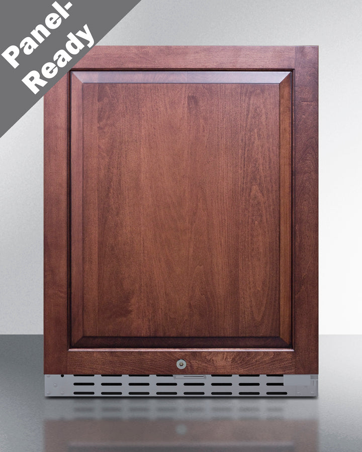 Summit AL55OSCSSIF 24″ Wide ADA-Height Outdoor / Panel-Ready Refrigerator – Stainless Steel Frame