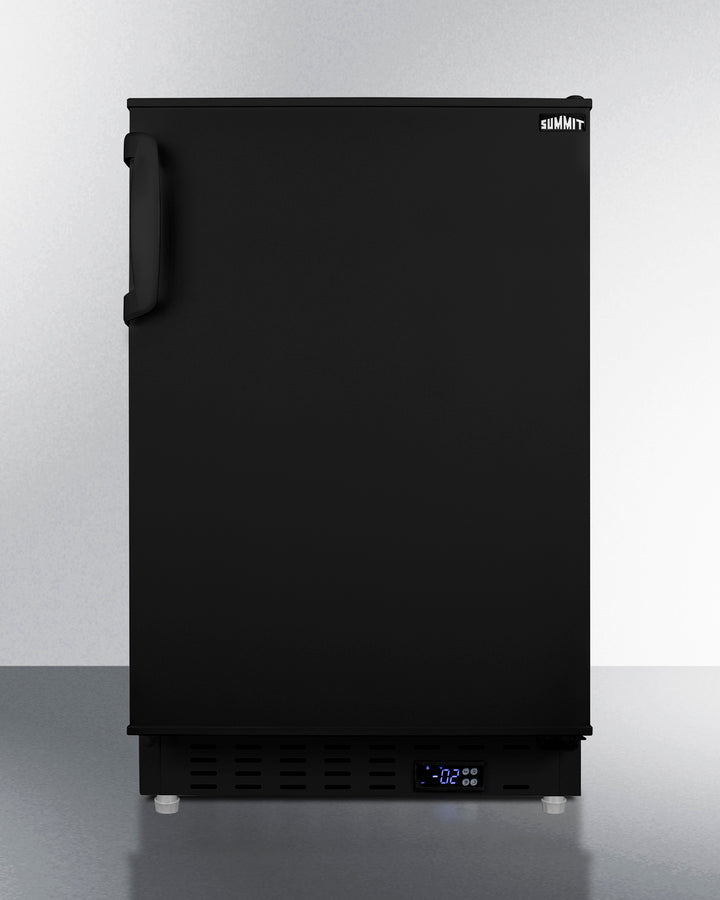 Summit ALFZ37B 20″ Wide ADA-Height All-Freezer – Black Cabinet