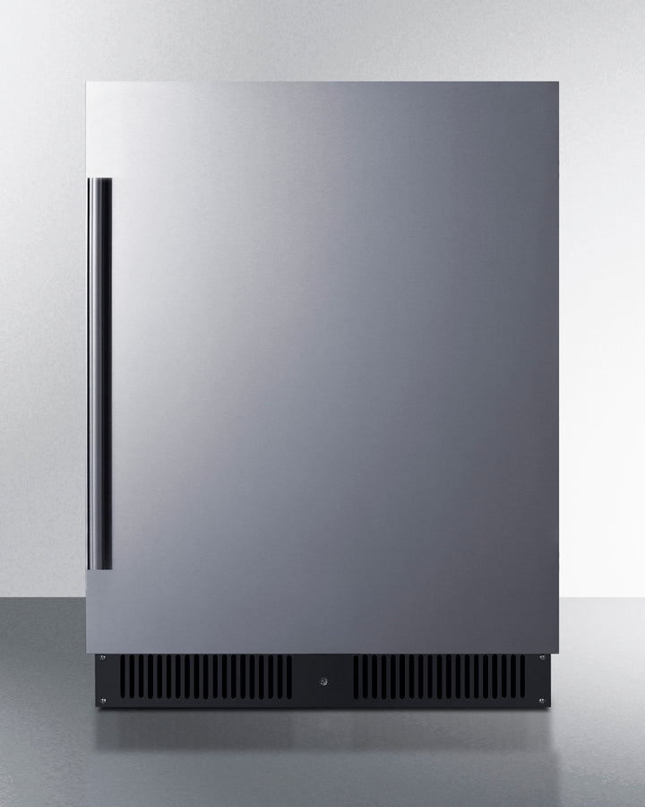 Summit ALFZ53CSS 24″ Wide ADA-Height Built-In All-Freezer – Stainless Steel Door, Frost-Free, 3.7 cu. ft.