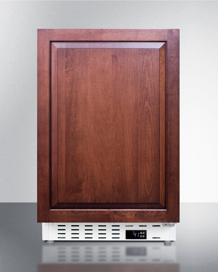 Summit ALR46WIF 21″ Wide ADA-Height Built-In All-Refrigerator – Panel-Ready, White Cabinet