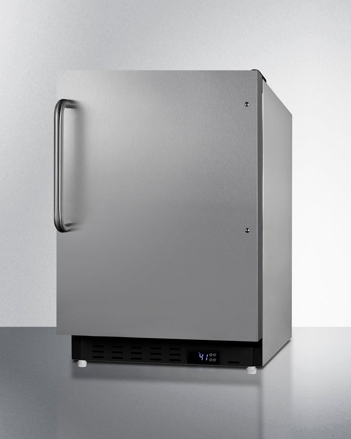 Summit ALR47BCSS 21″ Wide Built-In ADA-Compliant All-Refrigerator – Stainless Steel Cabinet & Door