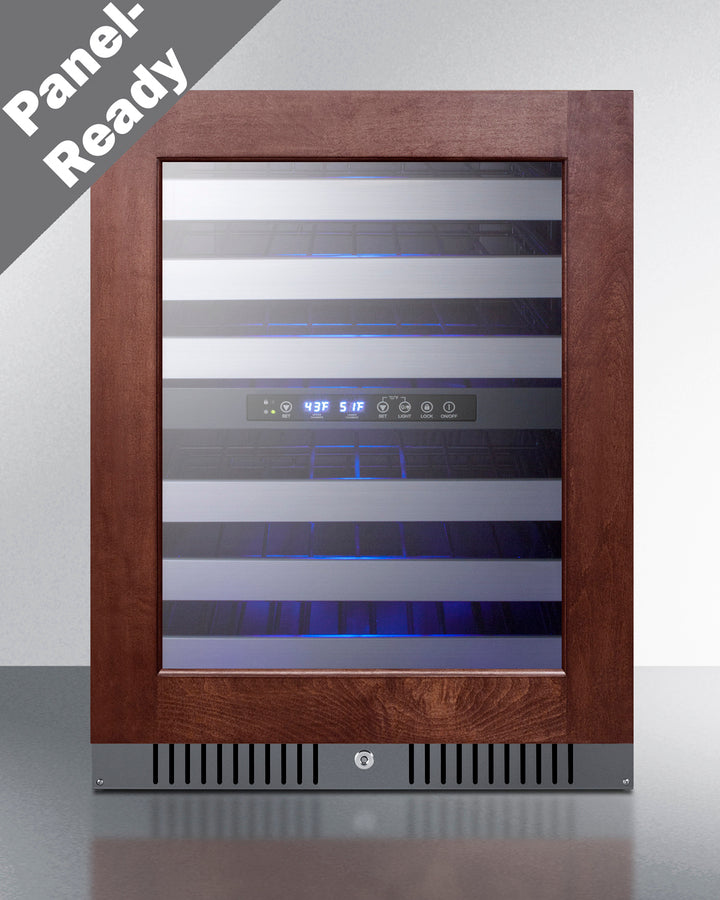 Summit ALWC532PNR 24″ Wide Built-In Dual-Zone Wine Cellar – ADA-Height, Panel-Ready Finish