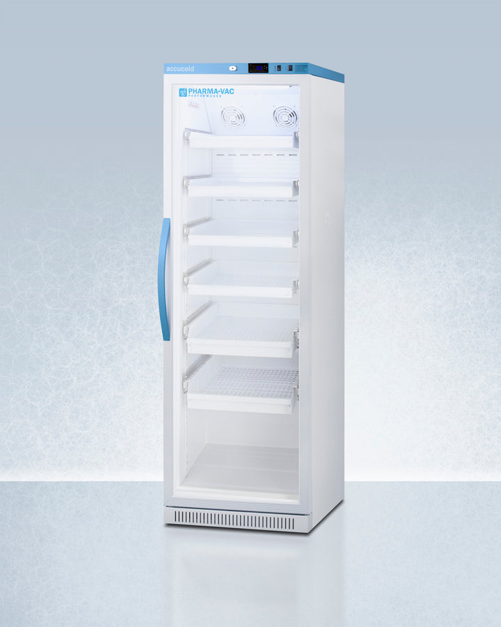 Accucold ARG15PVDR 15 cu. ft Upright Vaccine Refrigerator with Removable Drawers – +2-8 °C, Glass Door, Hospital-Grade