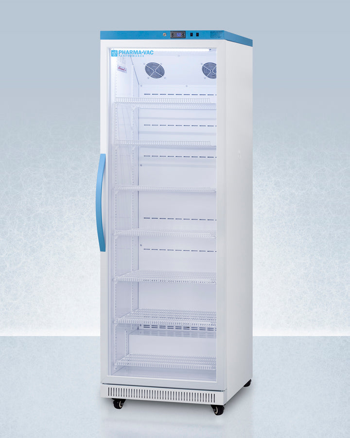 Accucold ARG18PV 18 cu ft Upright Vaccine/Pharma Refrigerator – 24″ Wide, Glass Door, +2 °C to +8 °C