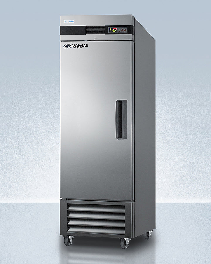 Accucold ARS23MLLH 23 cu ft Upright Medical/Pharmacy Refrigerator – Stainless Steel, +2 °C to +10 °C Control