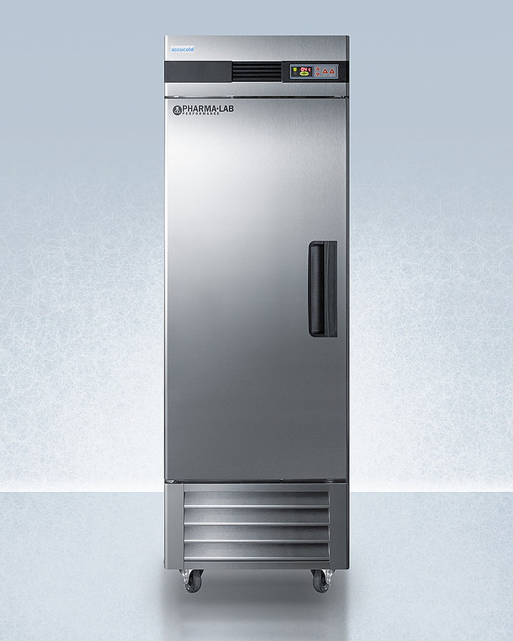 Accucold ARS23MLLH 23 cu ft Upright Medical/Pharmacy Refrigerator – Stainless Steel, +2 °C to +10 °C Control