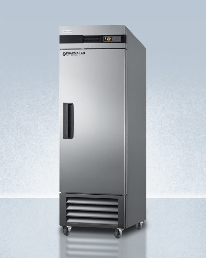 Accucold ARS23ML 23 cu ft Upright Medical/Pharmacy Refrigerator – Stainless Steel, Solid Door, +2 to +10 °C
