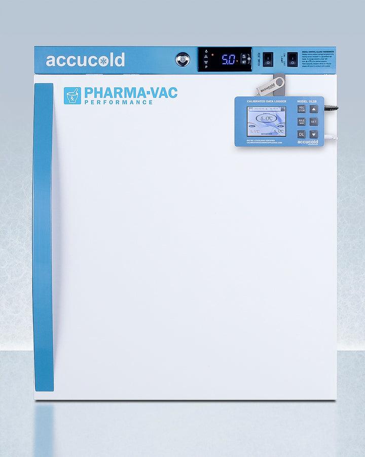 Accucold ARS2PVDL2B 1.94 cu ft Compact Vaccine/Medication Refrigerator – White Cabinet