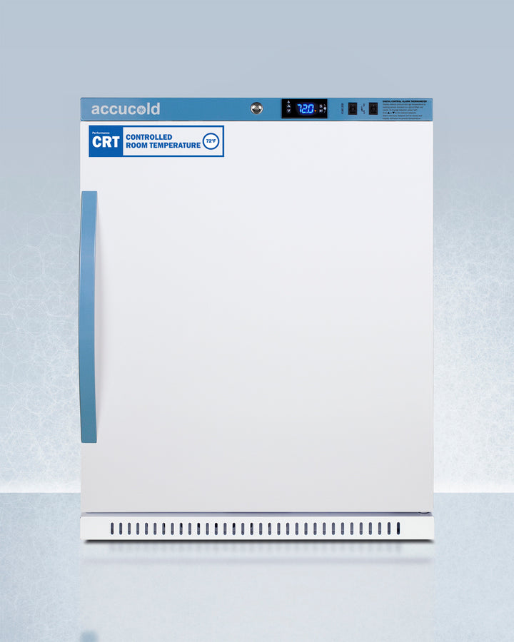Accucold ARS62PVBIADA-CRT 6 cu ft ADA-Height Controlled Room-Temperature Cabinet – White Finish
