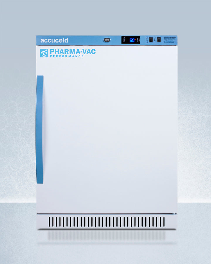 Accucold ARS6PVDR 6 cu. ft. ADA-Height Vaccine / Pharma Refrigerator – Removable Drawers