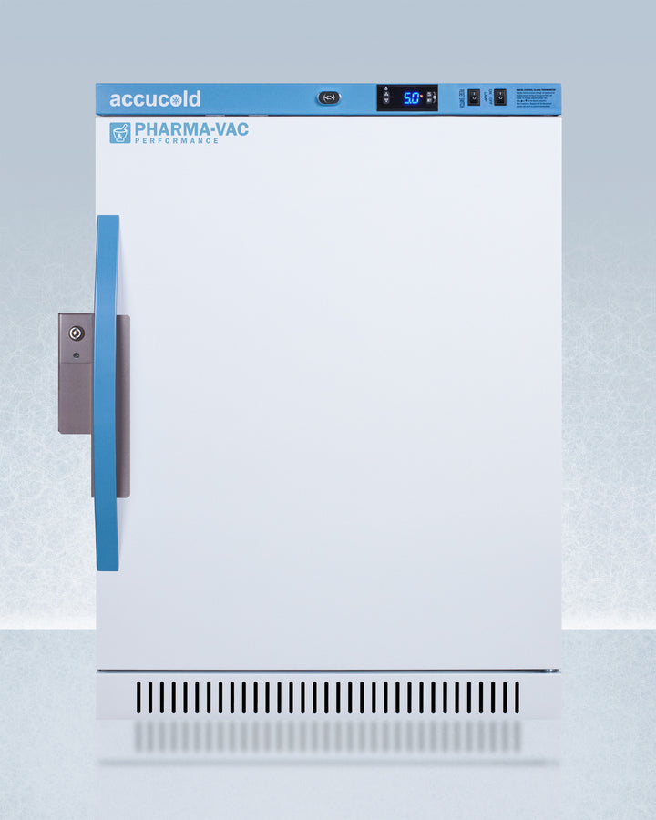 Accucold ARS6PV 6 cu. ft. ADA-Height Vaccine / Pharma Refrigerator – White Cabinet