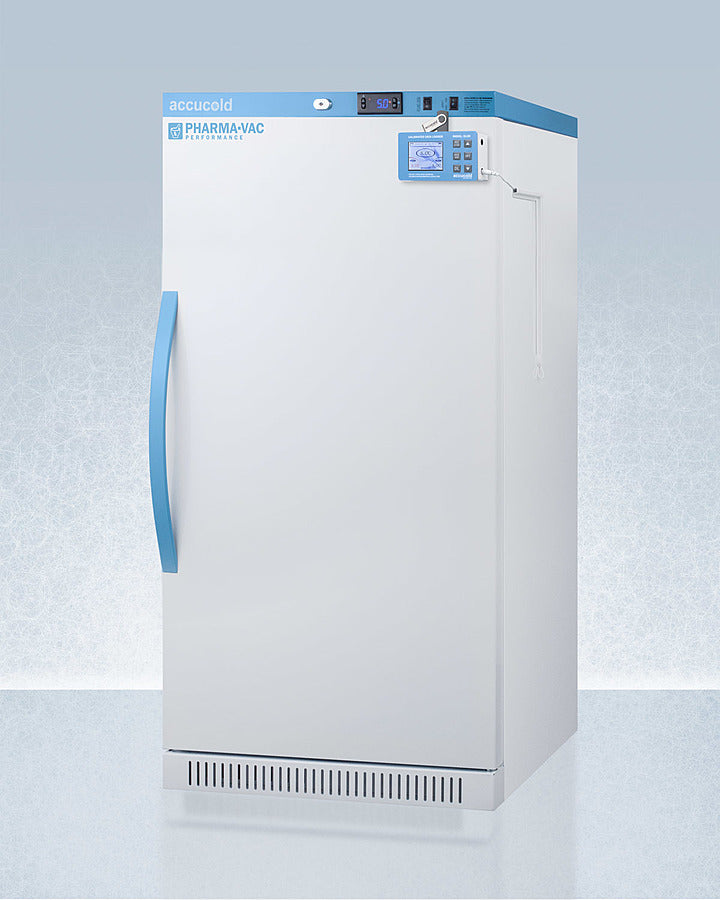 Accucold ARS8PVDL2B 8 cu. ft. Upright Vaccine / Medical Refrigerator – White Cabinet, Digital Controls, Factory NIST Logger