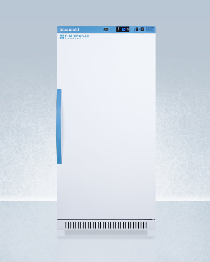 Accucold ARS8PV456 8 cu.ft. Upright Vaccine Refrigerator – NSF 456 Certified, Digital Temp Control (White Cabinet)