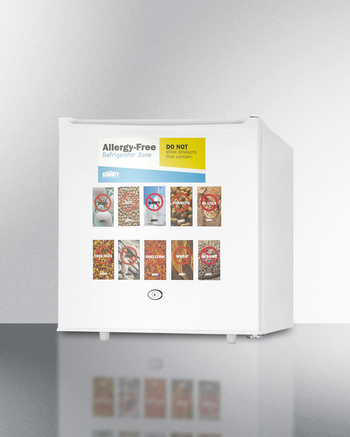 Summit AZAR2W 19″ Wide Allergy-Free All-Refrigerator – White Cabinet