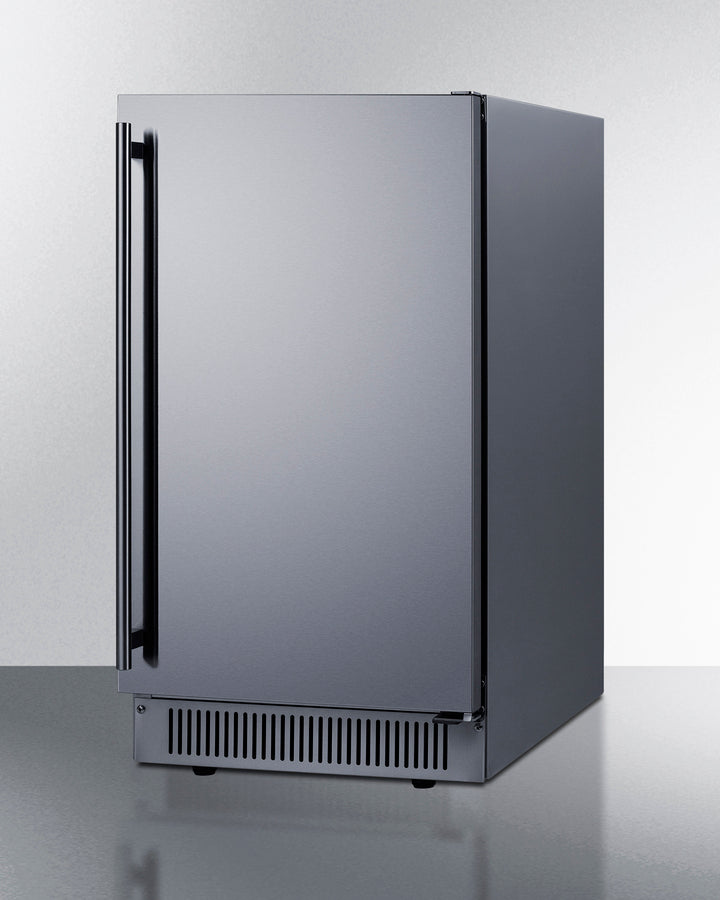 Summit BIM182ADA 18″ Wide Clear Icemaker – ADA-Compliant, 60 lb/Day Production, Stainless-Steel Cabinet