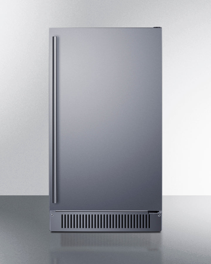 Summit BIM182OSADA 18″ Wide Outdoor Clear Ice Maker – ADA-Compliant Undercounter, Stainless Steel Cabinet