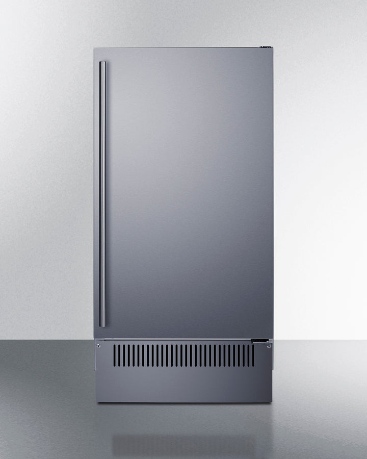 Summit BIM182OS 18″ Wide Outdoor Clear Ice Maker – Stainless Steel Cabinet