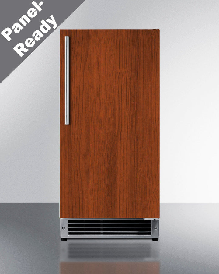 Summit BIM26H32IF 15″ Wide 25 lb/Day Drain-Free Built-In Icemaker – Panel-Ready, ADA Height