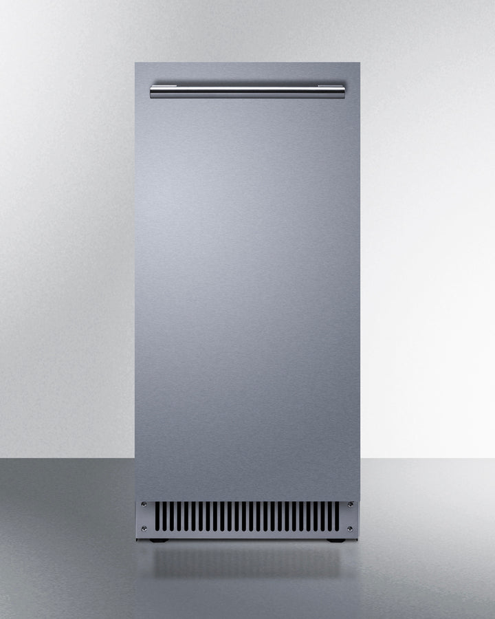 Summit BIM62ADA ADA-Height Built-In Clear Icemaker – 68 lb/day, Stainless Steel