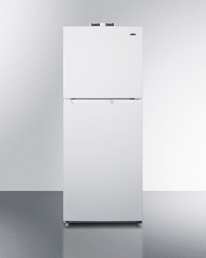 Summit BKRF1088W 24″ Wide 10.1 cu.ft Break-Room Refrigerator-Freezer – White