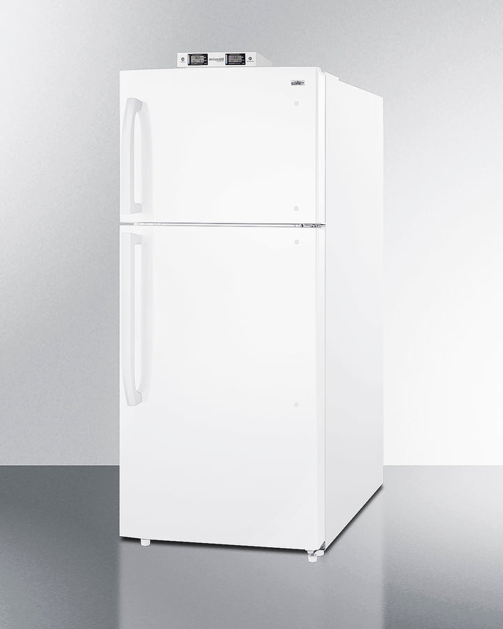 Summit BKRF21W 30″ Wide Break-Room Refrigerator-Freezer – 20.5 cu. ft (580 L) Capacity, Frost-Free, White Finish