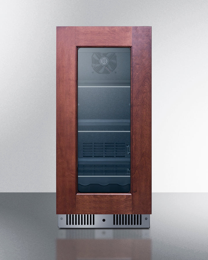 Summit CL156BV1PNR 15″ Wide Built-In Beverage Center – Panel-Ready Glass Door, 2.6 cu ft
