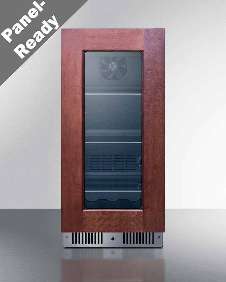 Summit CL156BV1PNR 15″ Wide Built-In Beverage Center – Panel-Ready Glass Door, 2.6 cu ft