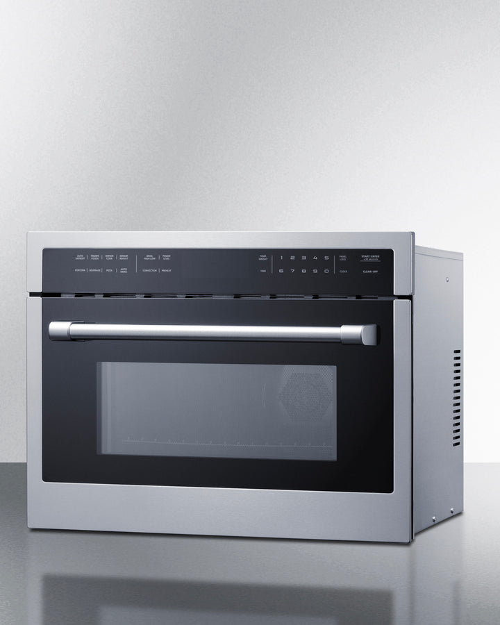 Summit CMV115 24″ Wide 115V Built-In Speed Oven – 1.55 cu ft, Stainless Steel