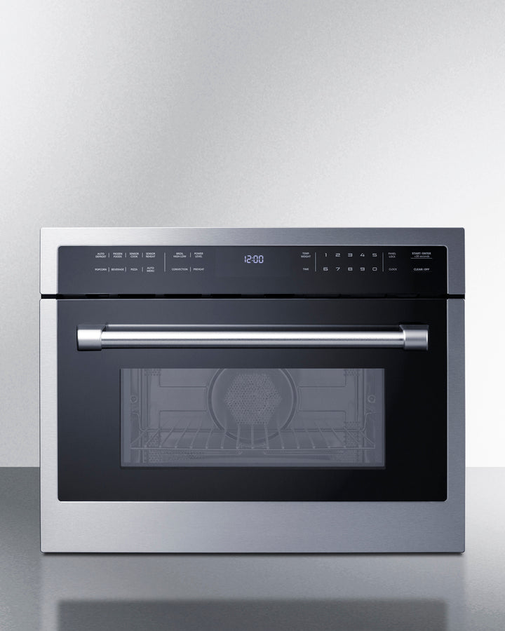 Summit CMV115 24″ Wide 115V Built-In Speed Oven – 1.55 cu ft, Stainless Steel