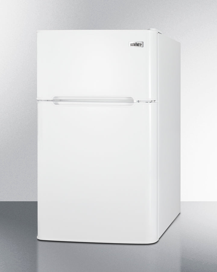 Summit CP34W 19″ Wide Counter-Height Refrigerator-Freezer – White Cabinet