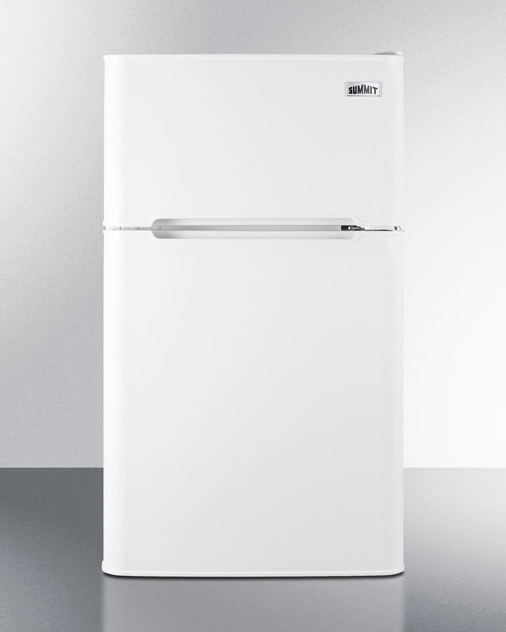Summit CP34W 19″ Wide Counter-Height Refrigerator-Freezer – White Cabinet