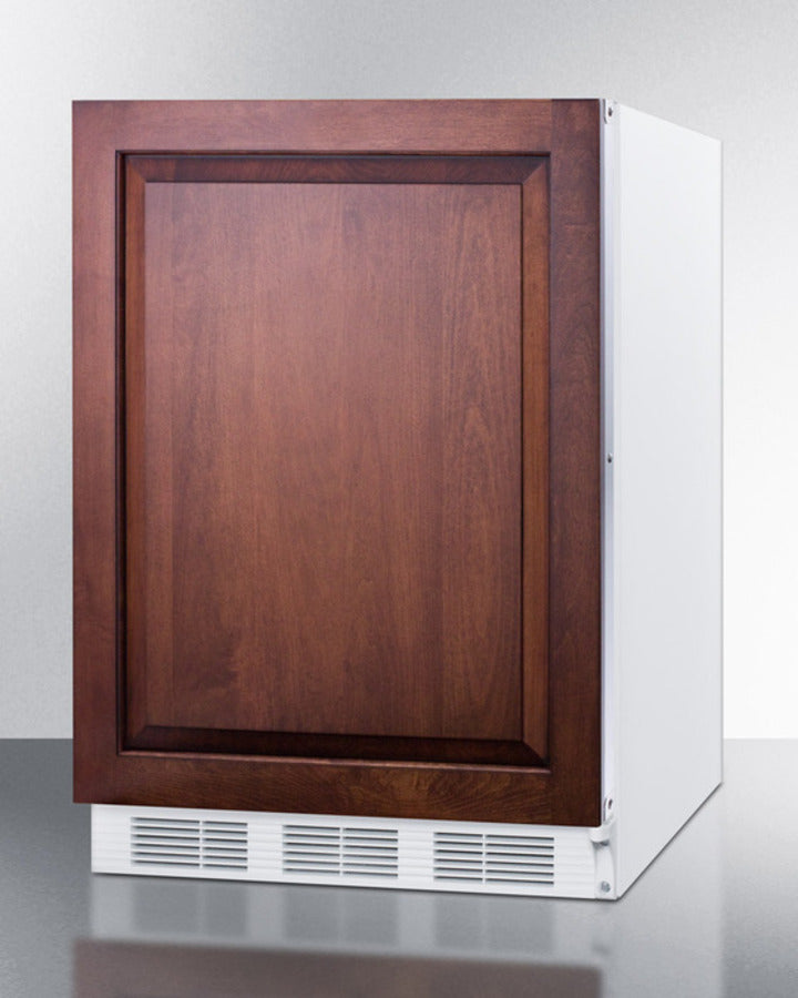 Summit CT661WIF 24" Wide 5.1 cu.ft. Built-In Refrigerator-Freezer – Panel-Ready, Dual Evaporator Cooling