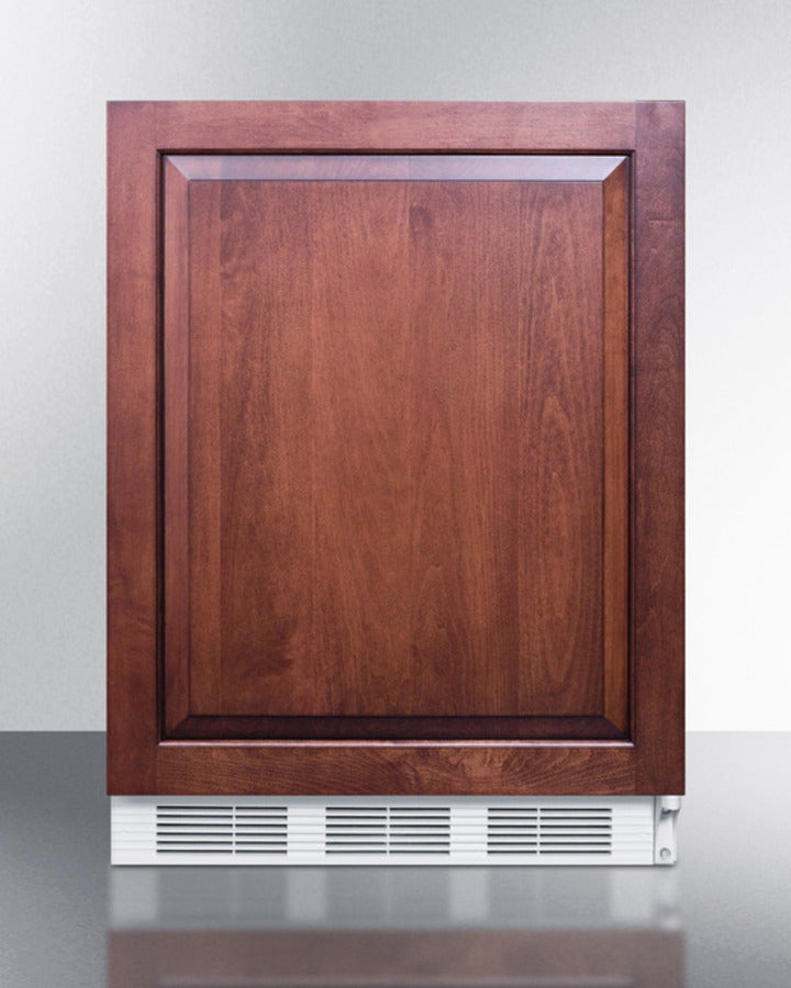 Summit CT661WIF 24" Wide 5.1 cu.ft. Built-In Refrigerator-Freezer – Panel-Ready, Dual Evaporator Cooling