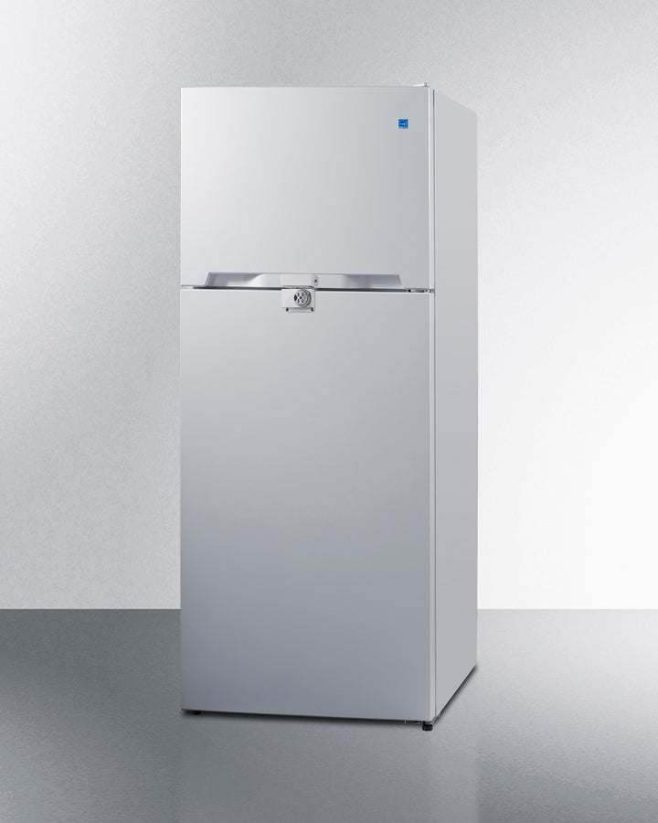 Summit CTR151WLLF2 28″ Wide Top-Mount Frost-Free Refrigerator-Freezer – 14.3 cu ft Capacity, White Cabinet, Factory-Installed Combination Lock