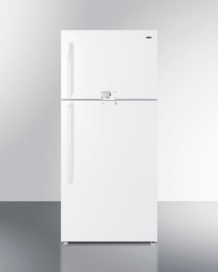 Summit CTR21WLLF2 30″ Wide Top-Freezer Refrigerator-Freezer – 20.5 cu. ft., Frost-Free, White Cabinet, Factory Lock