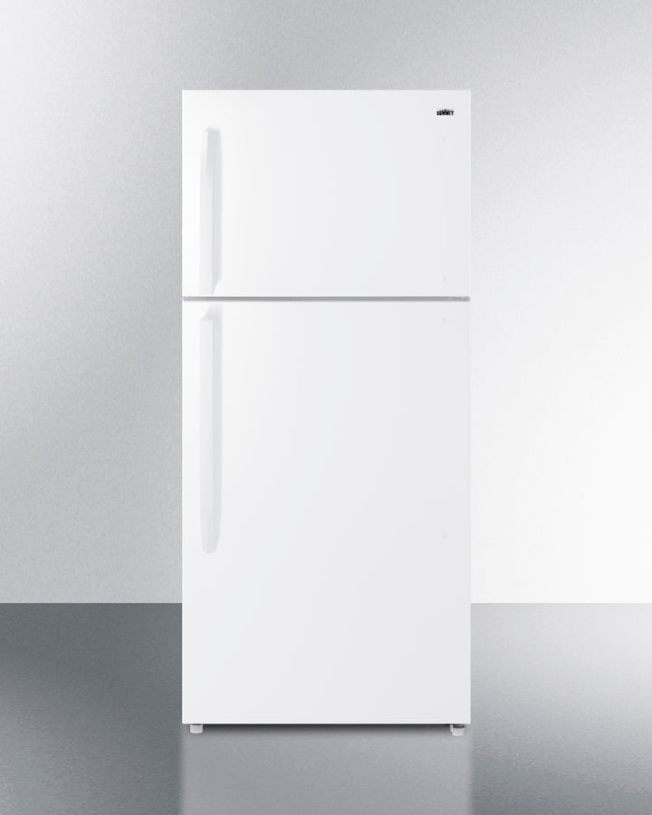 Summit CTR18W 30″ Wide Top-Freezer Refrigerator-Freezer – 18.0 cu. ft., Frost-Free, White Finish