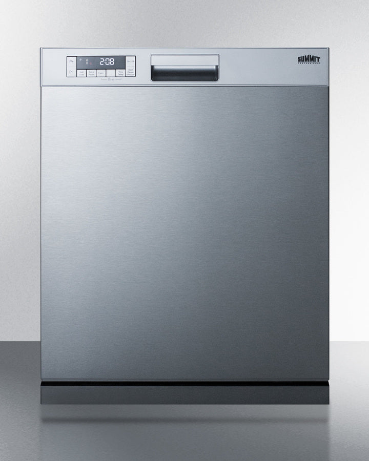 Summit DW2435SSADA 24″ Wide Built-In Dishwasher – Stainless Steel Door, ADA-Compliant Height