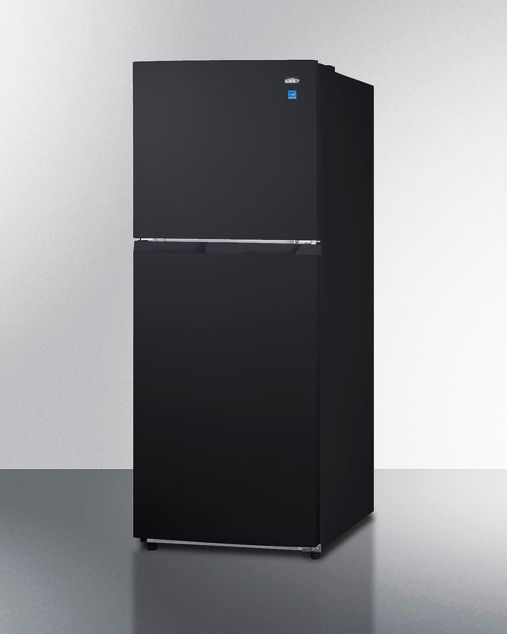 Summit FF1087BIM 24″ Wide Top-Mount Refrigerator-Freezer – 10.1 cu. ft., Black Finish, Built-In Icemaker