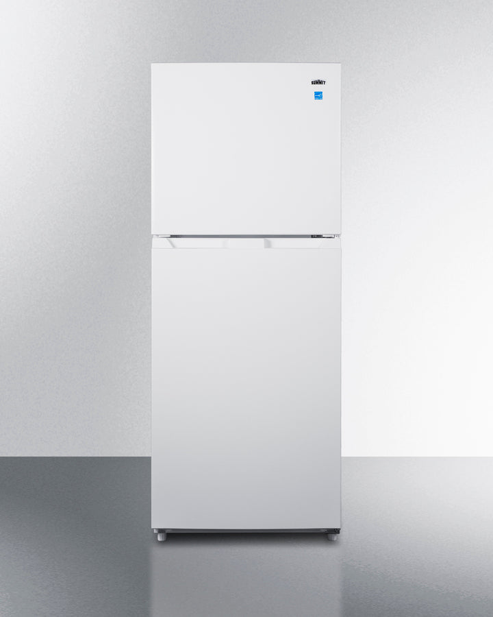 Summit FF1088WIM 24″ Wide Top-Mount Refrigerator-Freezer – 10.1 cu. ft., White Finish, Built-In Icemaker
