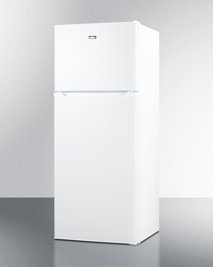 Summit FF1091WIM 24″ Wide Top-Mount Refrigerator-Freezer – 9.8 cu ft, Frost-Free, White Finish with Icemaker