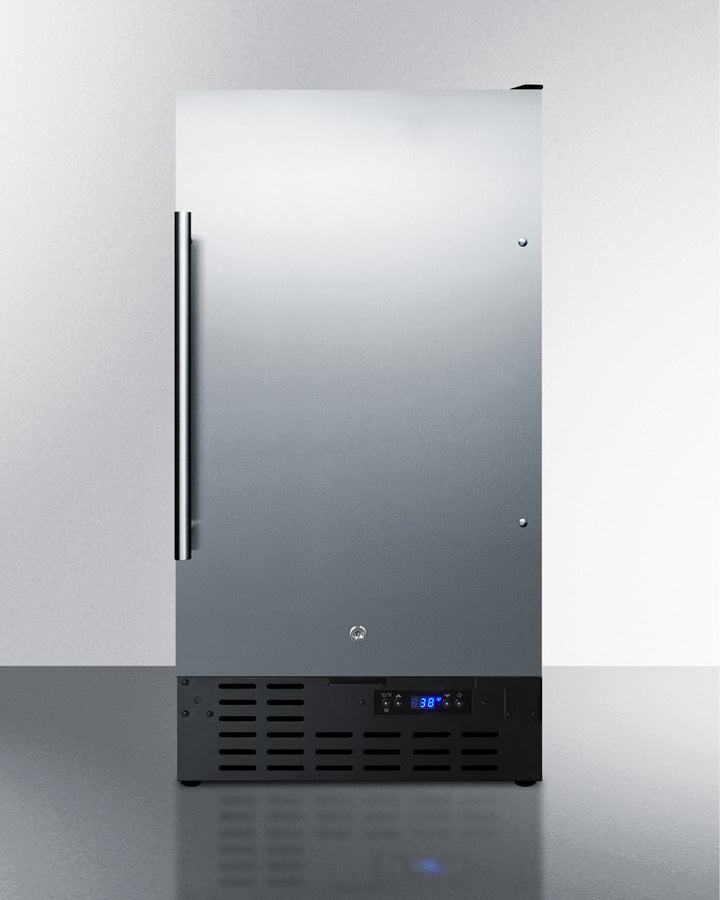 Summit FF1843BCSSADA 18″ Wide ADA-Compliant Built-In All-Refrigerator — Stainless Steel Exterior